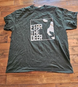 Milwaukee Bucks SHIRT (XL) "Fear the Deer" GREEN Pick N Save PROMO Gildan Sleeve - Picture 1 of 4
