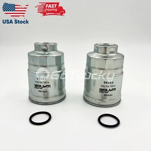 2x Fuel Filter Element For ISUZU NRR NQR NPR NPR-HD 4JJ1 3.0L 4HK1 5.2L 05-22 - Picture 1 of 11