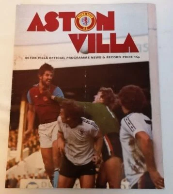 PROGRAMME - First Division Aston Villa Vs Millwall Weds 1st December 1976 - Image 1 of 2