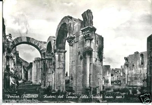 ba 08 1966 VENOSA (Potenza) Ruderi del Tempio della Trinità - viagg - Ed.Amabile - Bild 1 von 1