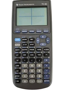 Texas Instruments Graphing Calculator TI-82  Cover Tested Works Batteries - Picture 1 of 4