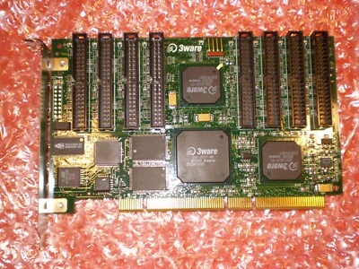 Raid Card RAID-5 PCI-X Controller IDE ATA 3Ware Escalade 3W-7850 8-Port 8 Port - Image 1 of 4