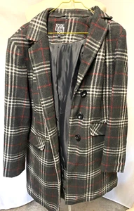 W!  Debenhams :: Wolle Mantel Gr;18 Kariert - Bild 1 von 6
