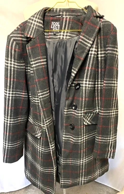 W!  Debenhams :: Wolle Mantel Gr;18 Kariert - Bild 1 von 4