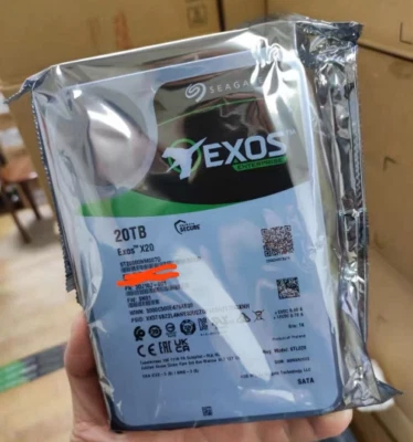 0 WORKING HOUR  ST20000NM007D Seagate Exos 20TB 3.5 X20 256M - Image 1 of 4
