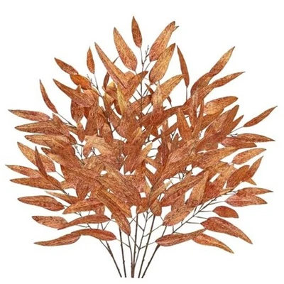  Hojas de 33,5" para árbol de Navidad, tallos de hojas de Navidad brillantes, no bronce Foto 1 de 4