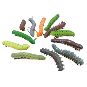12Pcs Unique Caterpillars Hair Grips Decoration Stylish Hair Clip Hair Ornament - Picture 1 of 8