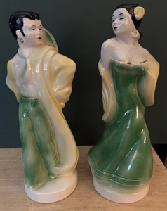 Vintage Spanish Flamenco Dancer Ceramic Figurines - Picture 1 of 9