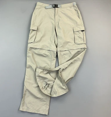 Pantalones deportivos Eastern Mountain para hombre 34x32 convertibles con cinturón carga tobillo cremallera caminata Foto 1 de 4