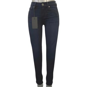 Neu mit Etikett Paige Verdugo Damen-Knöchelhoch mittelhoch ultra-skinny Größe 24 dunkle Waschung - Bild 1 von 4