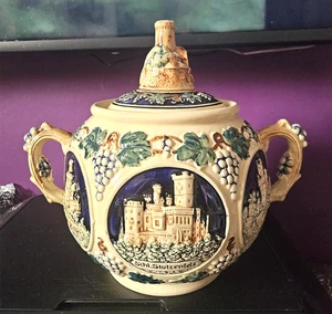 Schöner alter Rumtopf mit 3 Tassen... 4 Liter - Bild 1 von 9