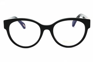 Chopard VCH350S Schwarz Rund Acetat Designer Luxus Italy Brille 53-19mm - Bild 1 von 2
