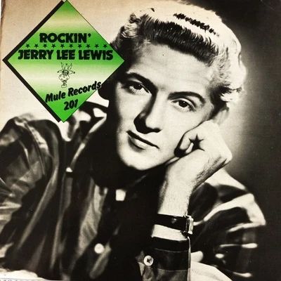 JERRY LEE LEWIS -ROCKIN' JERRY LEE LEWIS -"RARE" DUTCH IMPORT LP -MONO NEAR MINT - Image 1 of 4