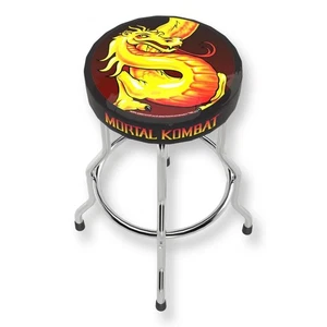 ARCADE1UP Midway Legacy Mortal Kombat NFL Pub Stool Adjustable 21.5" to 29.5" - Picture 1 of 5