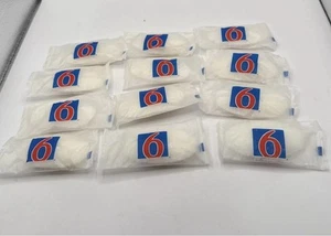  MOTEL 6 Travel Size Soap Bars Miniature Vintage Collectible -  12 pack  Fresh  - Picture 1 of 2