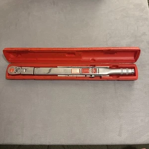 Snap On TQR250A 1/2" Drive SAE Adjustable Click-Type Fixed Head Torq 50-250 - Picture 1 of 10