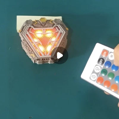 Iron Man MK50 Arc Reactor LED Tony Stark Wearable Chest Light Adult Kids Gift UK - Image 1 of 4