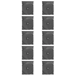 10 Stck. Kunststoff CD Disc Box Aufbewahrung für DVDs Organizer Hülle Juwel - Bild 1 von 12