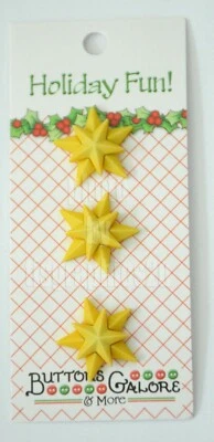 Christmas Star / Buttons Galore - Vicki Schreiner / 3D Holiday Fun / #CM 131 - Image 1 of 3