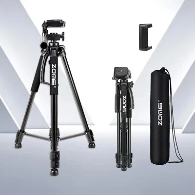 ZOMEI Portable Travel Tripod Stand Pan head for Canon Nikon Camera Phone Tablet - Image 1 of 4
