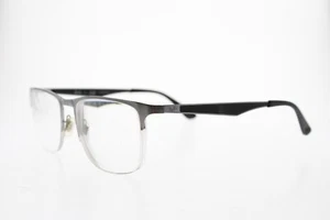 Ray-Ban RB6362 2502 Eyeglasses 55/19-145 mm Black Gunmetal Half Rim Frames - Picture 1 of 7