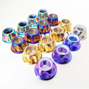 1 Stück Titanlegierung Motorrad Bike Achse Mutter M16 M18 M20 M22 M24 M28 - Bild 1 von 7