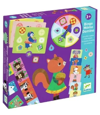 Children’s Bingo Domino’s & Memory Game Animals Compendium Age 3+ - Image 1 of 3