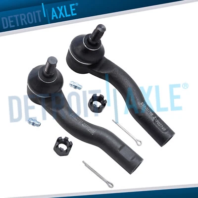 (2) Front Outer Tie Rods for 2010 2011 2012 Ford Fusion Mercury Milan 2.5L 3.0L - Image 1 of 4