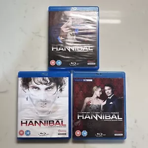 Hannibal - Series 1-3 - Complete (Blu-ray, 2015) 1 2 3 full seasons Good used - Imagen 1 de 6