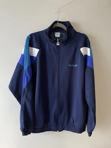 Vintage Rucanor Tracksuit Full Zip Jacket Size Size XL Navy Retro Sports (8) - Picture 1 of 13