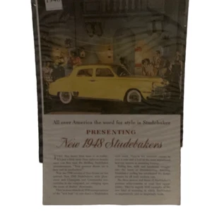 Vintage 1948 Studebaker The Word for Style is Studebaker Ad Advertisement - Picture 1 of 4