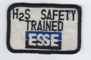 ESSE H2S SICHERHEIT TRAINIERT PATCH & HANDBUCH GOLF OF MEXICO GAS RIG KOSTENLOSER VERSAND AUS DEN USA - Bild 1 von 5