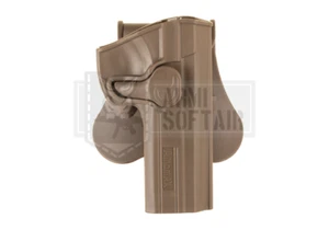 AMOMAX FONDINA SGANCIO RAPIDO RIGIDA POLIMERO  CZ 75 SP-01 TAN DESERT SOFTAIR - Imagen 1 de 1