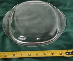 Pyrex lid Clear Glass 3055 Replacement inner 7.5 In Inner Rim - Picture 1 of 5