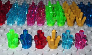 Lego Rock 1x1 Crystal 5 Point - Part No 52 - x10 New Pieces  - Choose Color - Picture 1 of 14