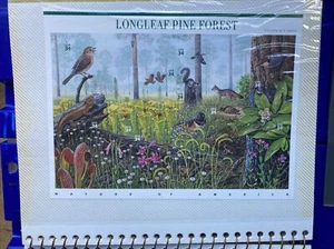 SFSTAMPS US SCOTT 3611 Longleaf Pine Forest Sheet of 10 Stamps 2002 MNH 4th Seer - Picture 1 of 2