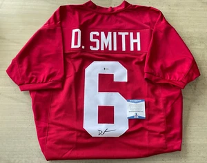 Maglia DeVonta Smith autografata stile college Beckett#V21252 - Foto 1 di 3