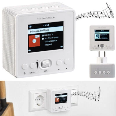 VR-Radio Steckdosen-Internetradio mit WLAN und Bluetooth 5, DSP, 6 Watt - Bild 1 von 4