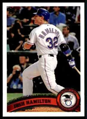 2011 Topps Josh Hamilton #29 Texas Rangers - Image 1 of 2