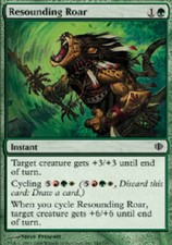 RESOUNDING ROAR FOIL X4 4 4X Shards of Alara MTG Magic Cards DJMagic