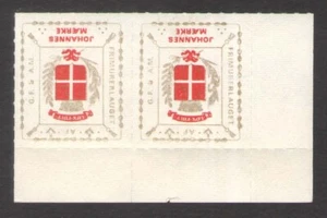 Freemasonry DANMARK Johannes Masonic Seal Pair Masonic Compass MNH - Picture 1 of 1