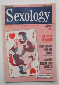 Sexology Magazine (April 1964) Gernsback Vintage Taschenbuch Wissenschaft Verdauung Zellstoff - Bild 1 von 10