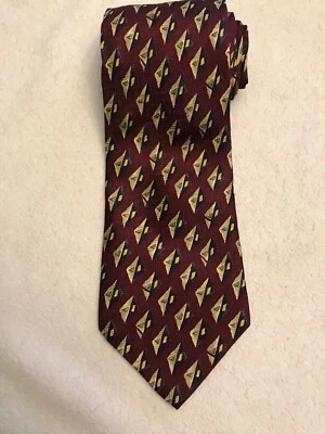 Мужской шелковый галстук Altea Expressly for Nordstrom сделано в Италии Burgendy 57 дюймов - Изображение 1 из 4