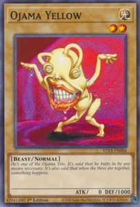 Ojama Yellow STAX-EN006 Common Near Mint 1st Edition yugioh - Picture 1 of 1