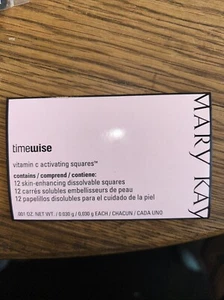 Mary Kay timewise vitamin C squares 12 squares per pack NEW. Card - Picture 1 of 1
