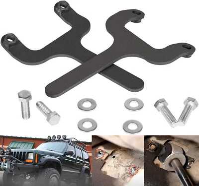 Kit de 2 juegos de tuercas de bandera de pasador de barra trasera aptas para Jeep Cherokee XJ 1984-2001 4x4 y 2x2 Foto 1 de 4