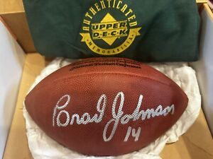 Brad Johnson Upper Deck Authenticated UDA COA Signed Autograph NFL Football UDA