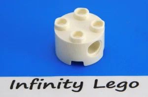 5 LEGO White Brick 2 x 2 Round with Holes (17485 79566) - 5 Pieces - Picture 1 of 1