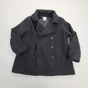 St Johns Bay Jacket Womens Plus Size 1X Gray Pea Coat Stylish Comfort Outdoors - Picture 1 of 7