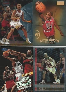 1997-98 Bowman’s Best Keith Booth RC Chicago Bulls Lot Maryland - Picture 1 of 1